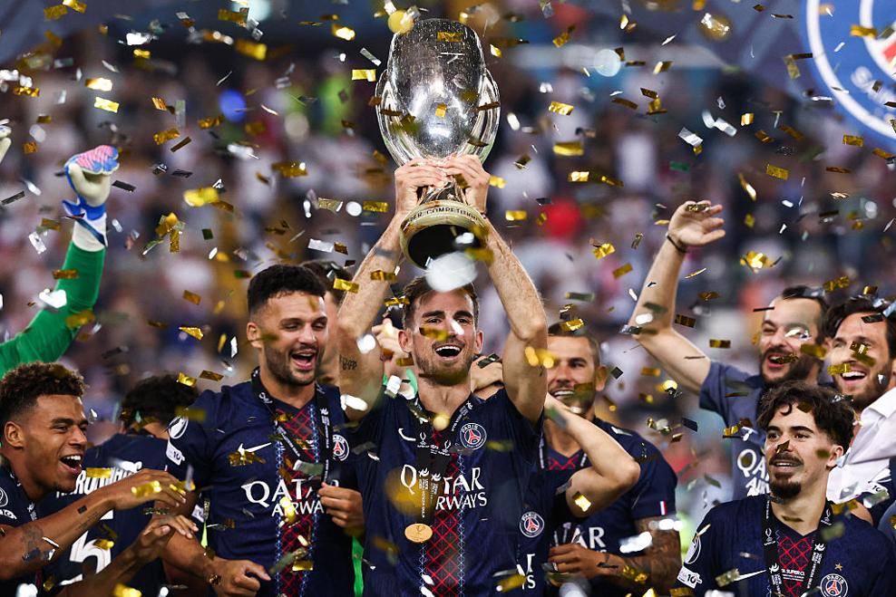 PSG ARE THE UEFA SUPER CUP CHAMPIONS FOR THE FIRST TIME