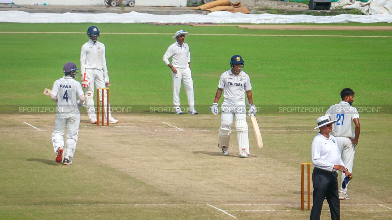 Rana Dutta and Manisankar Murasingh gave Tripura first-inning lead against Bengal, Ranji Trophy Elite Group C match | sportzpoint.com