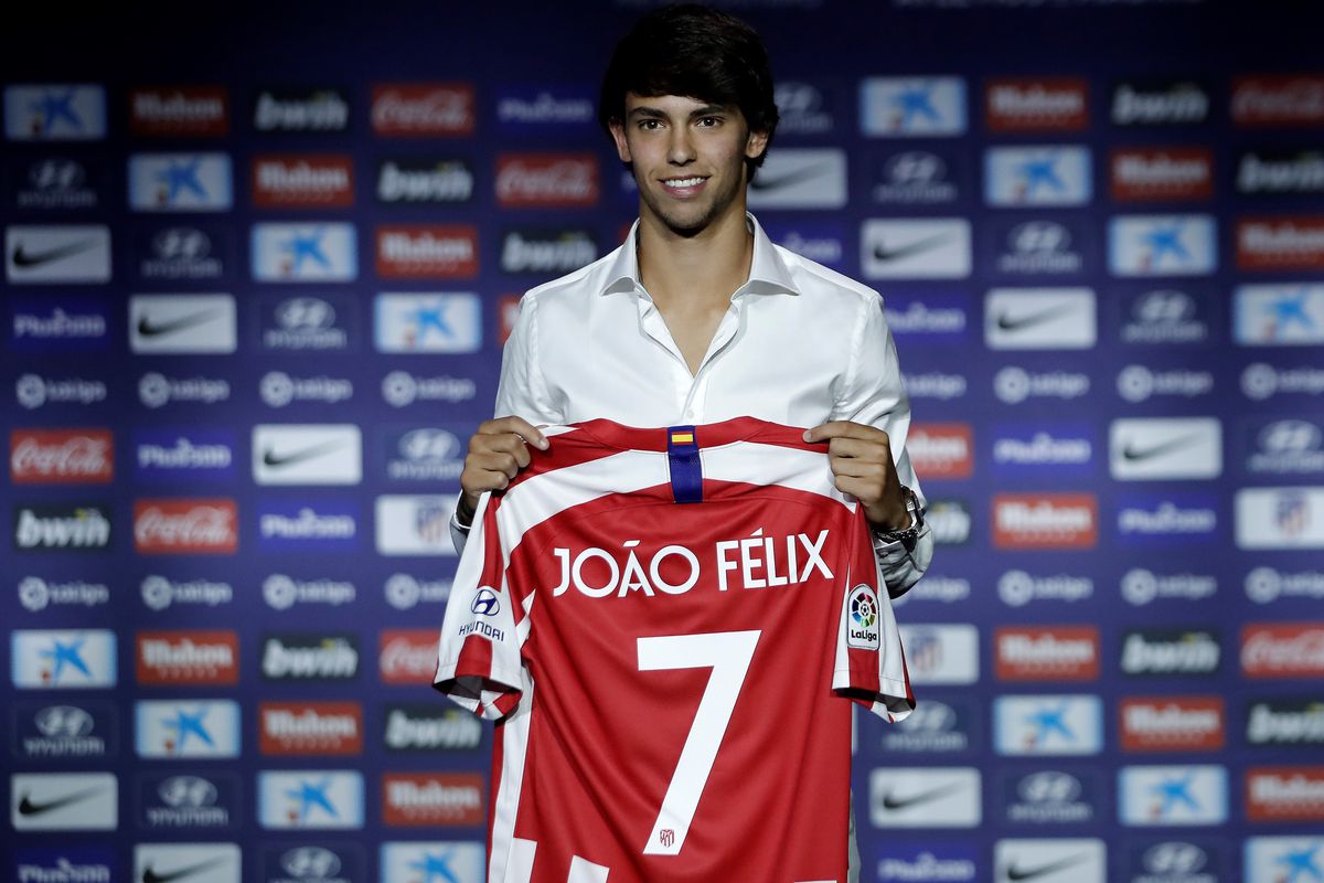 20 Most expensive teenagers in football transfer history [2025] - Joao Felix – Benfica to Atletico Madrid – 2019 | sportzpoint.com