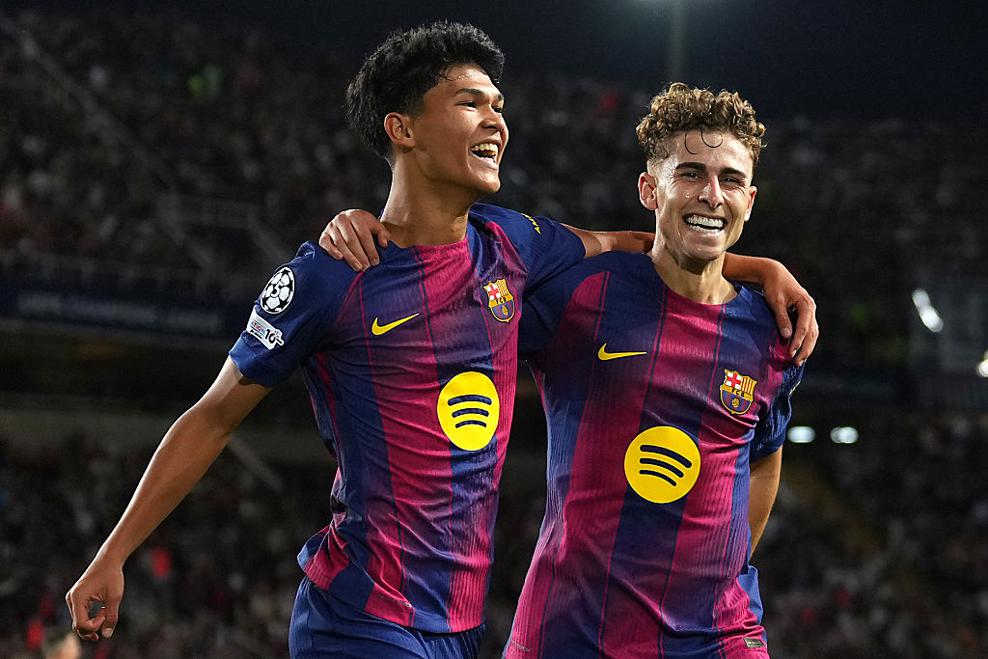 Fermin Lopez and Dro combined well for Barcelona's second goal against Olympiacos | sportzpoint.com