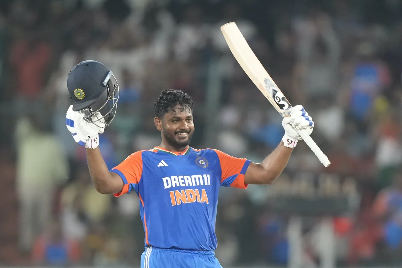Fastest T20I Hundreds by a Player from an ICC Full-Member Team: Sanju Samson - 40 balls vs Bangladesh in 2024 | sportzpoint.com