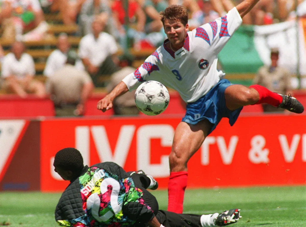 Most goals scored a single FIFA World Cup match by a player - Oleg Salenko of Russia scored five goals in a 6-1 win over Cameroon in the 1994 FIFA World Cup in the USA