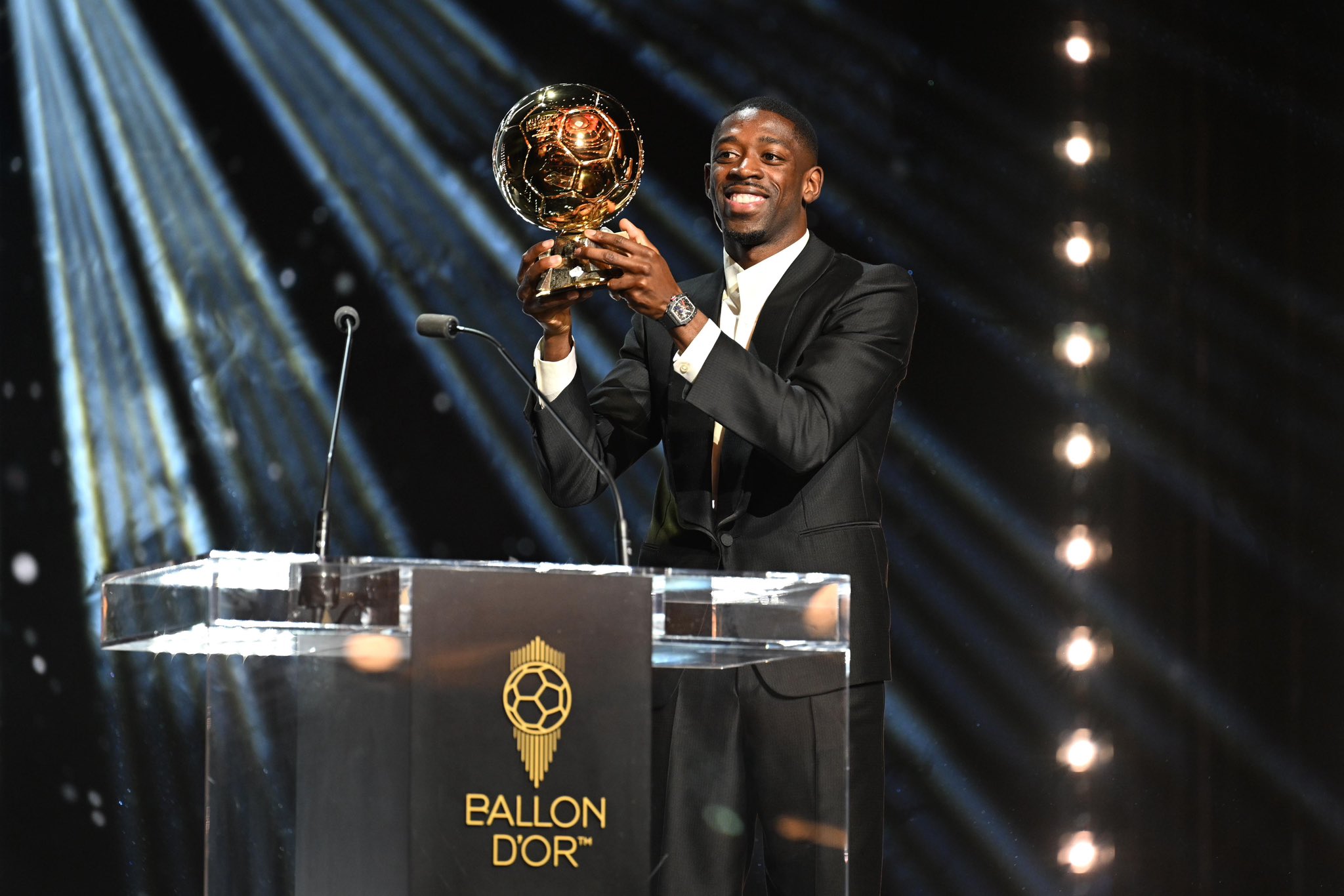 Ousame Dembele is the latest player to have won FIFA World Cup, UEFA Champions League and Ballon d'Or in his career | sportzpoint.com