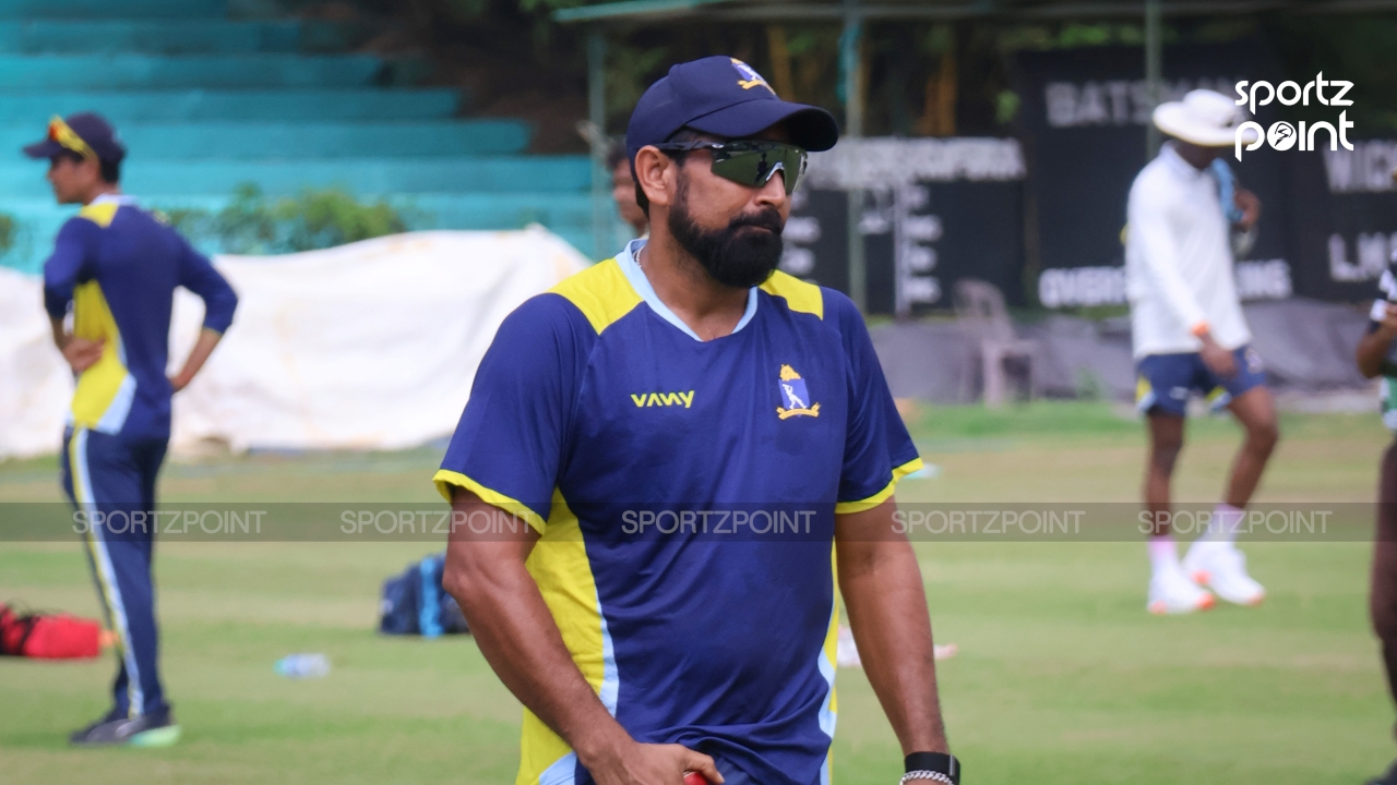What did Mohammed Shami do in the first training session in Tripura? | sportzpoint.com