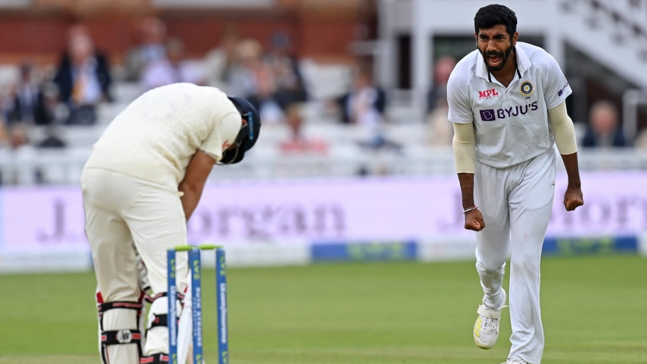 Jasprit Bumrah holds the third rank for most wickets vs England in England for India in tests | sportzpoint.com