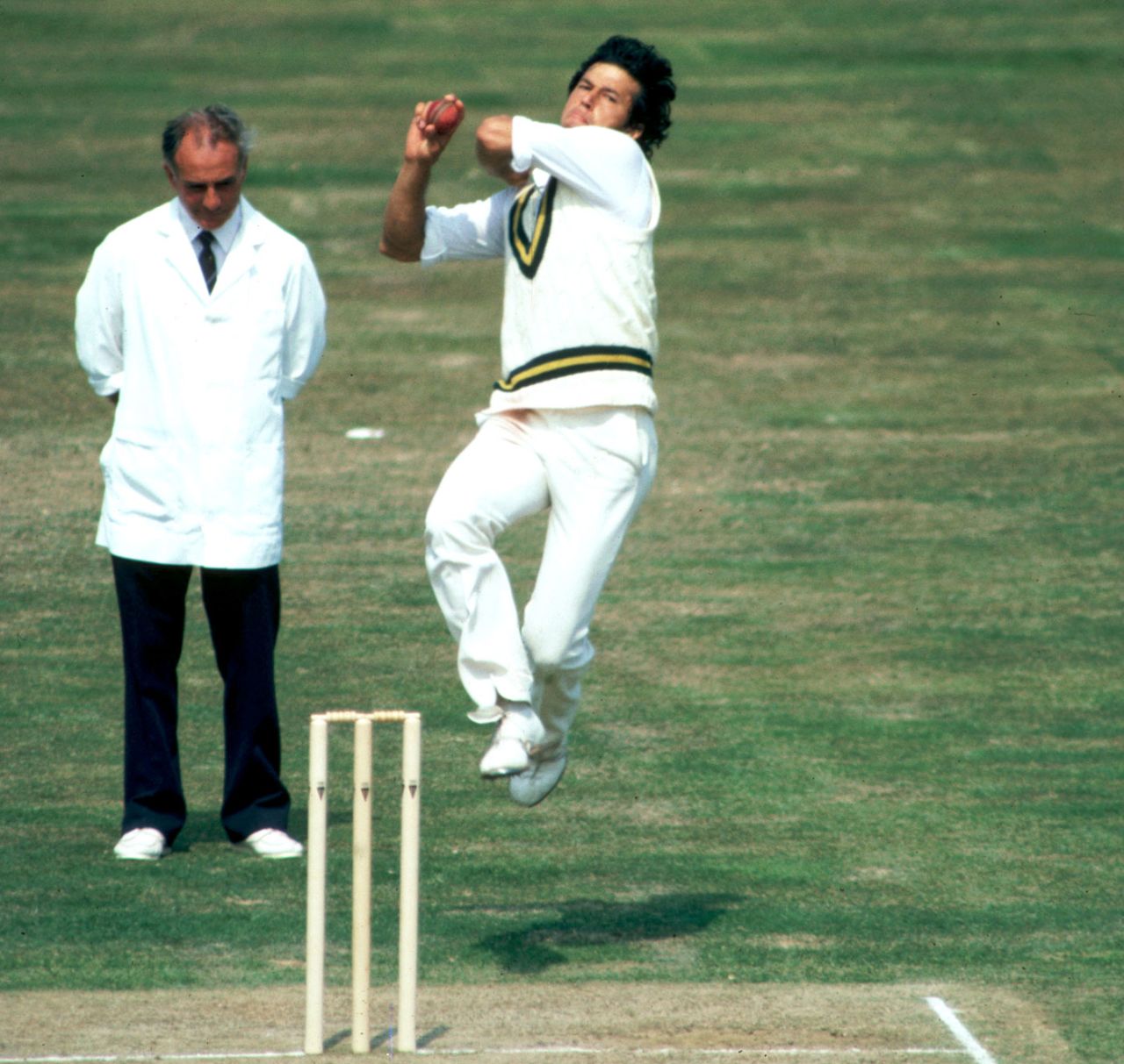 Captains with a 100 and five-wicket haul in the same test - Imran Khan | sportzpoint.com